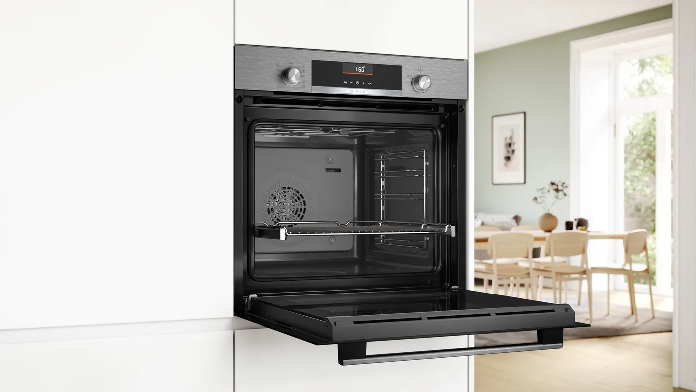 Four encastrable Bosch Série 6 60 x 60 cm en acier inoxydable HBG536ES3 - الصورة 4