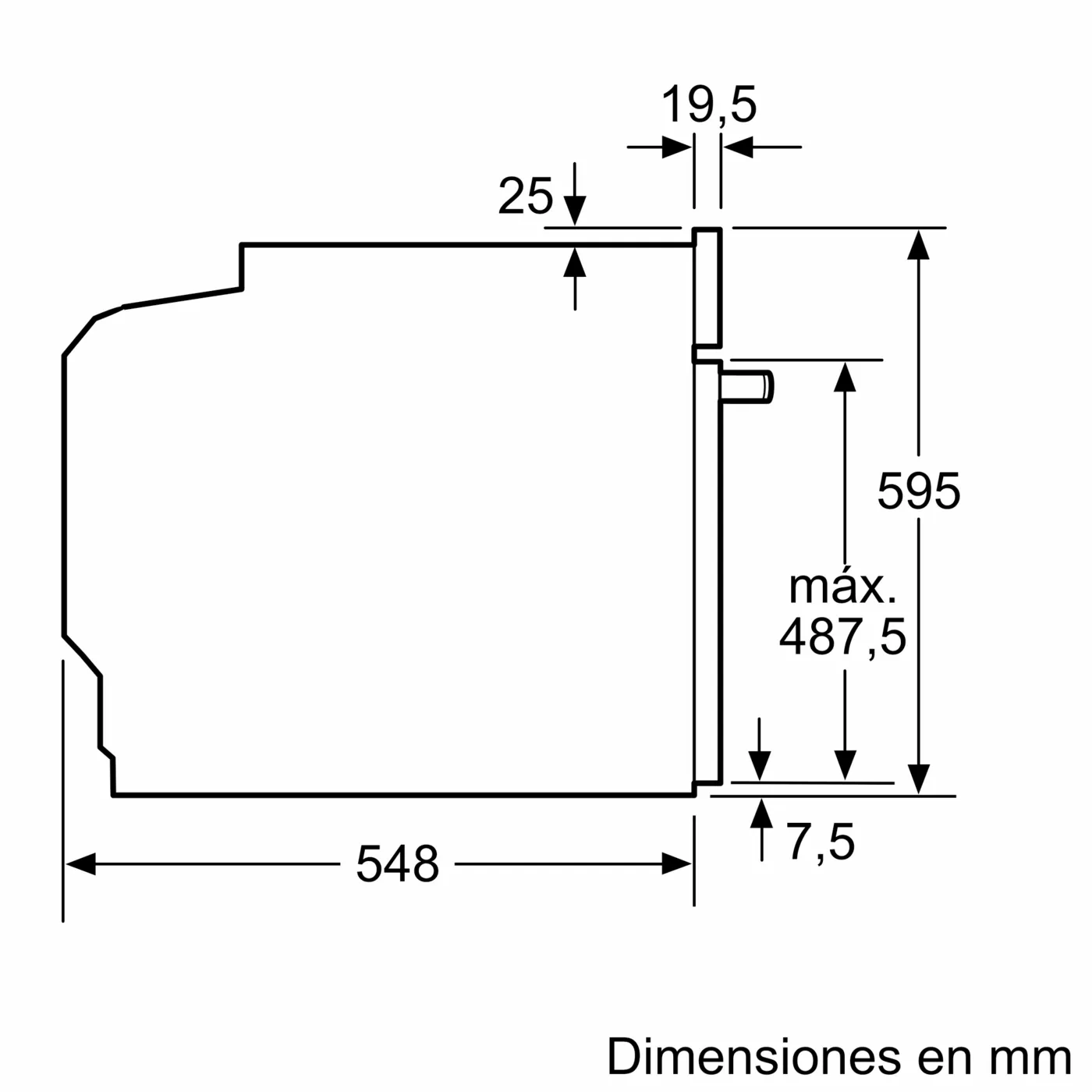 Four encastrable Bosch Série 6 60 x 60 cm en acier inoxydable HBG536ES3 - الصورة 11