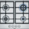 Plaque de cuisson Bosch Série 4 inox PGH6B5B90