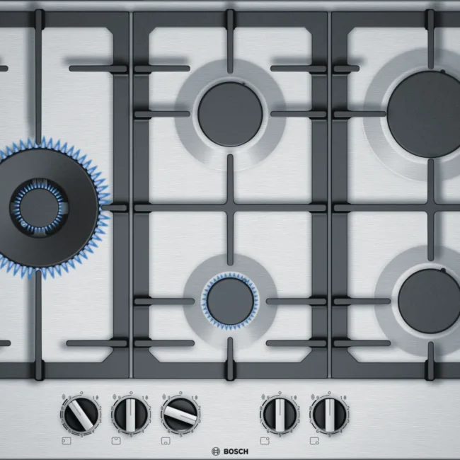 Plaque de cuisson Bosch Série 6 75 cm Acier inox PCS7A5B90